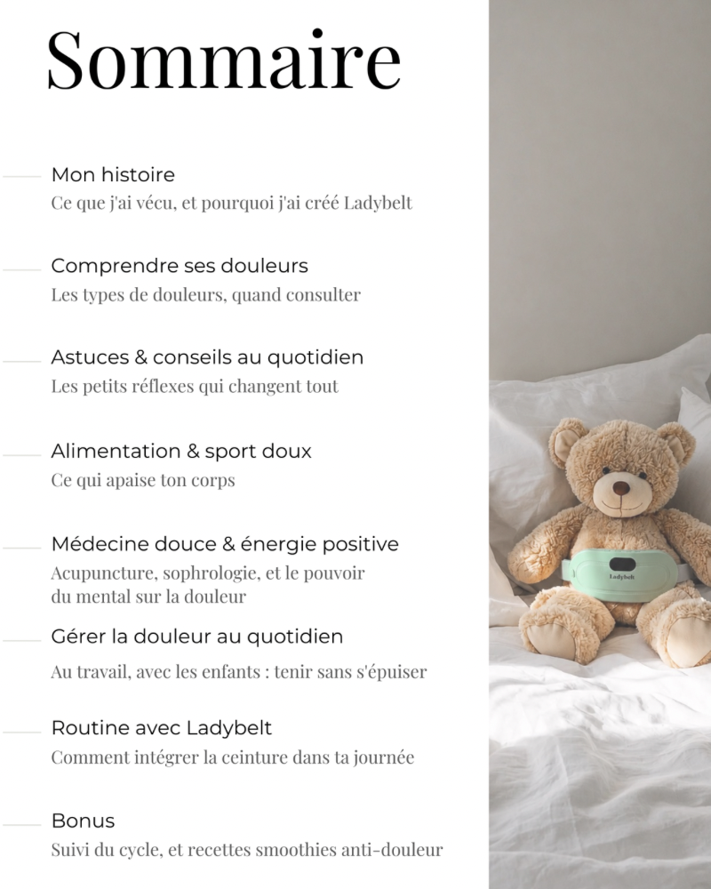 Prendre soin de soi, cycle après cycle — L'Ebook Ladybelt